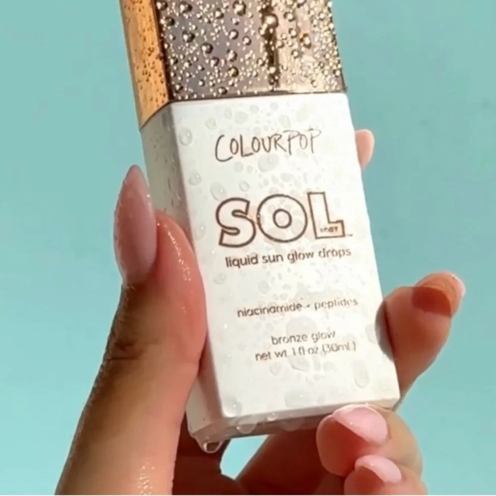 ColourPop Sol‎ Liquid Sun Glow Drops Full Size 1oz Face & Body Blendable Bronzer